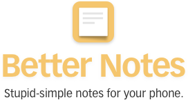 Better Notes