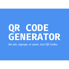 Dead Simple QR Code Generator