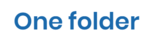 One folder