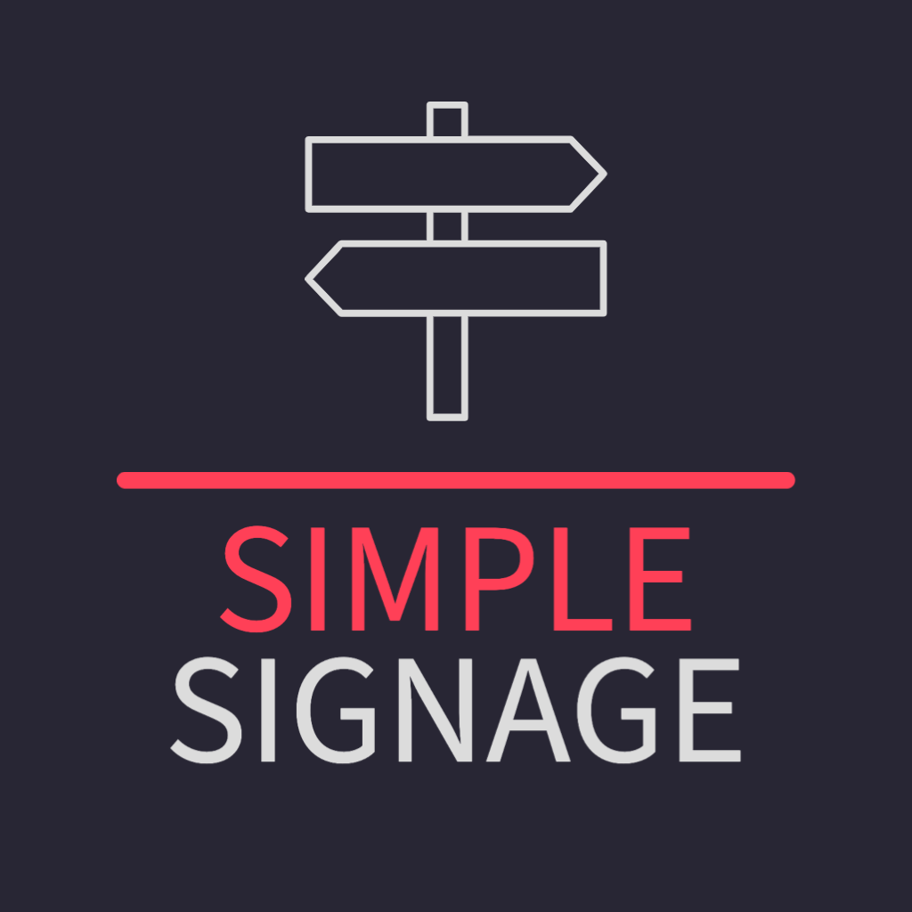 Simple Signage