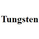 Tungsten